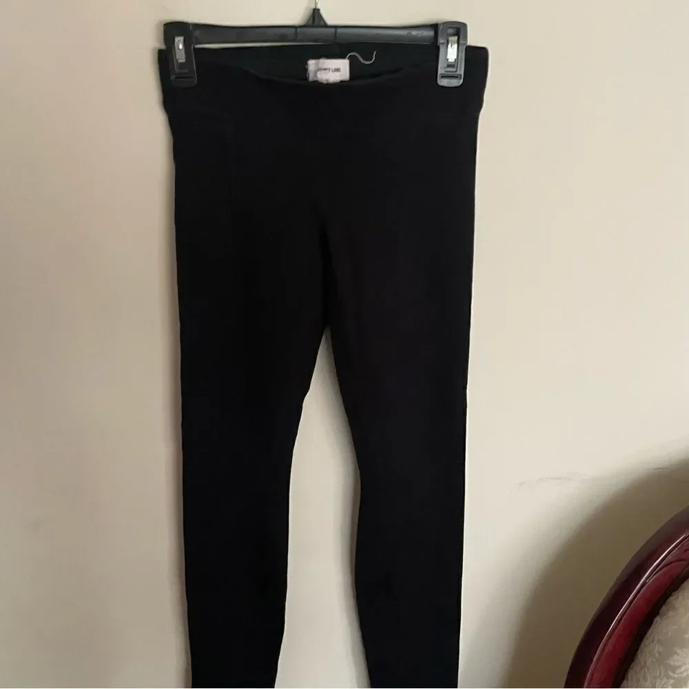 Helmut Lang Cocoon Cotton-Blend Black Legging- Size Small